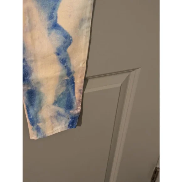 Women's Paige Denim Jeans Size 28 Blue White Tie Dye - Picture 12 of 13